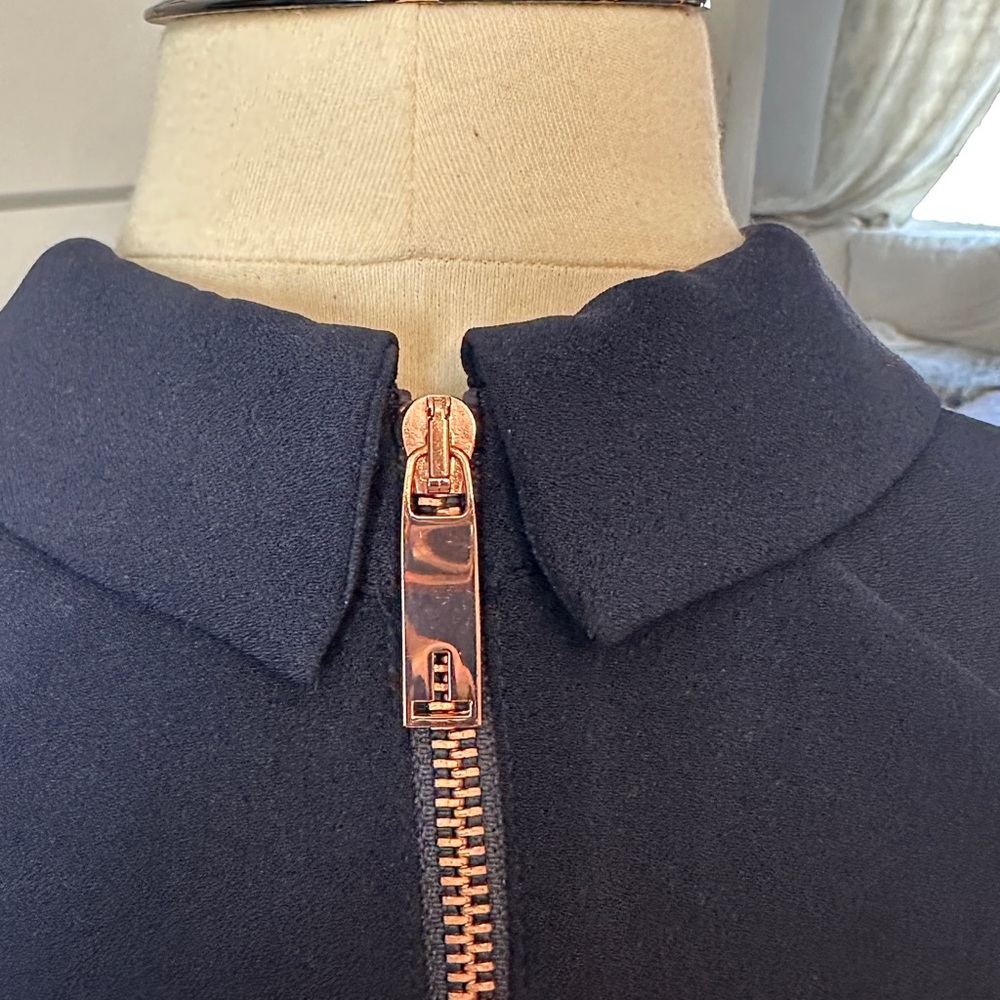 Ted Baker Navy Blue Dress - Picture 4 of 6